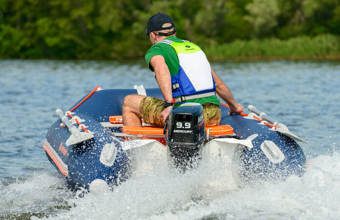 barcile gonflabile kolibri cu oglinda motor profi